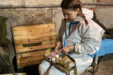 Представитель Молодежного парламента в боевом строю
